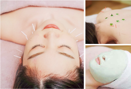 その日の体調やお肌の状態に合わせてお顔中心に癒やす